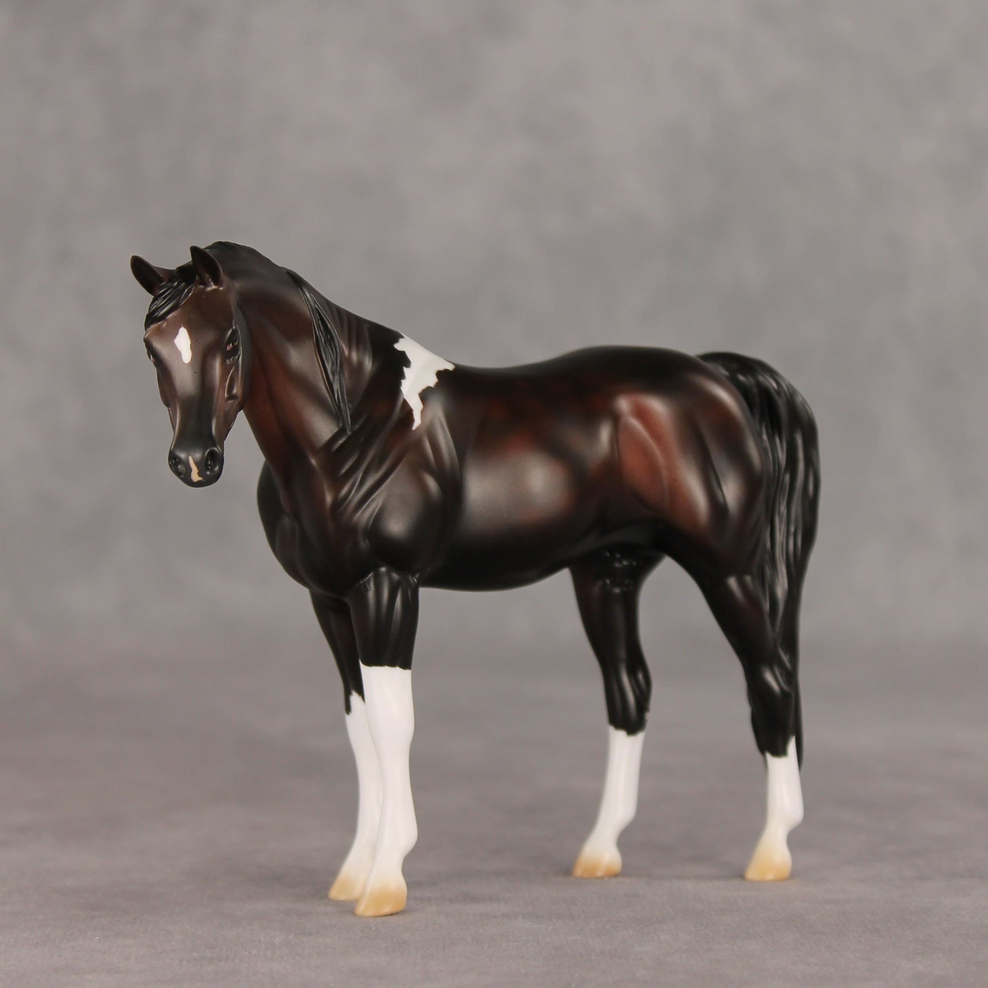 Snow Day OOAK Pebble Arabian Mare by Anna Rieck VV26