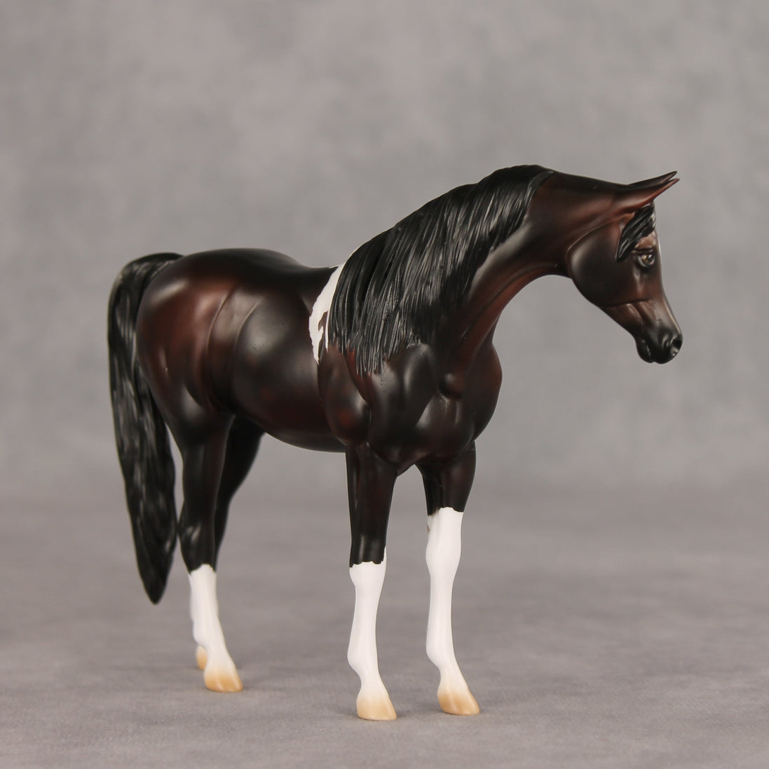 Snow Day OOAK Pebble Arabian Mare by Anna Rieck VV26