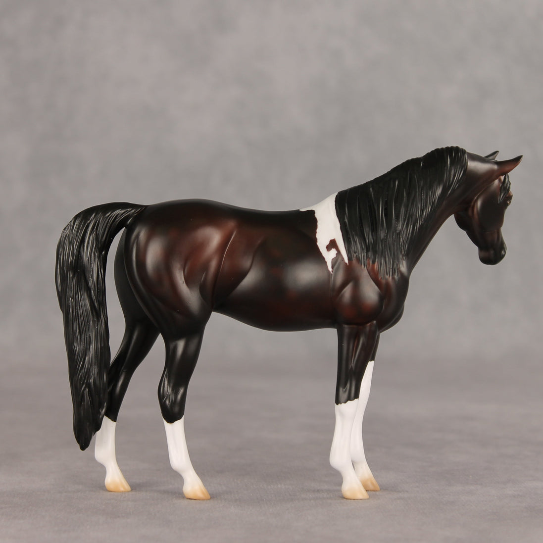 Snow Day OOAK Pebble Arabian Mare by Anna Rieck VV26