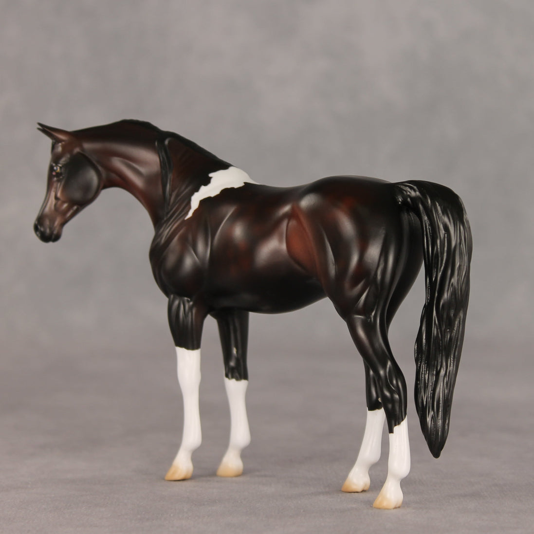 Snow Day OOAK Pebble Arabian Mare by Anna Rieck VV26