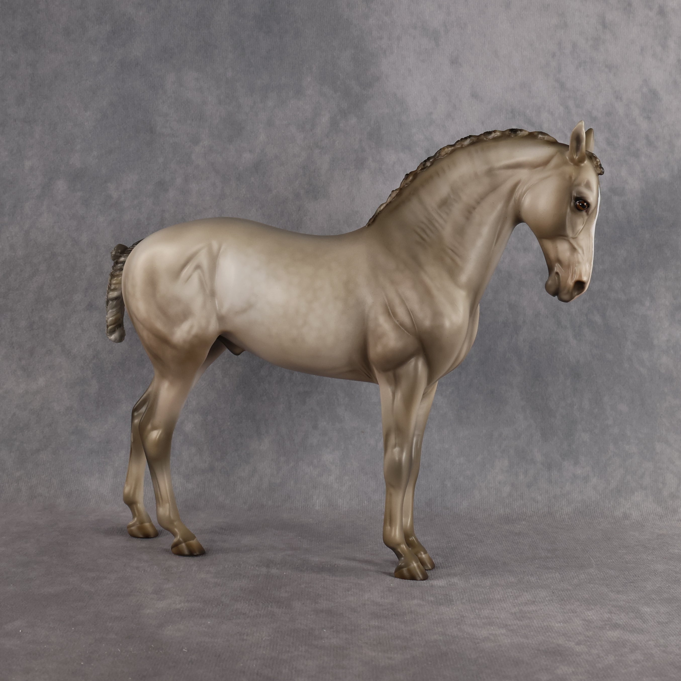 So Shiny OOAK FCM Andalusian by Julie Keim DDOOAKs26