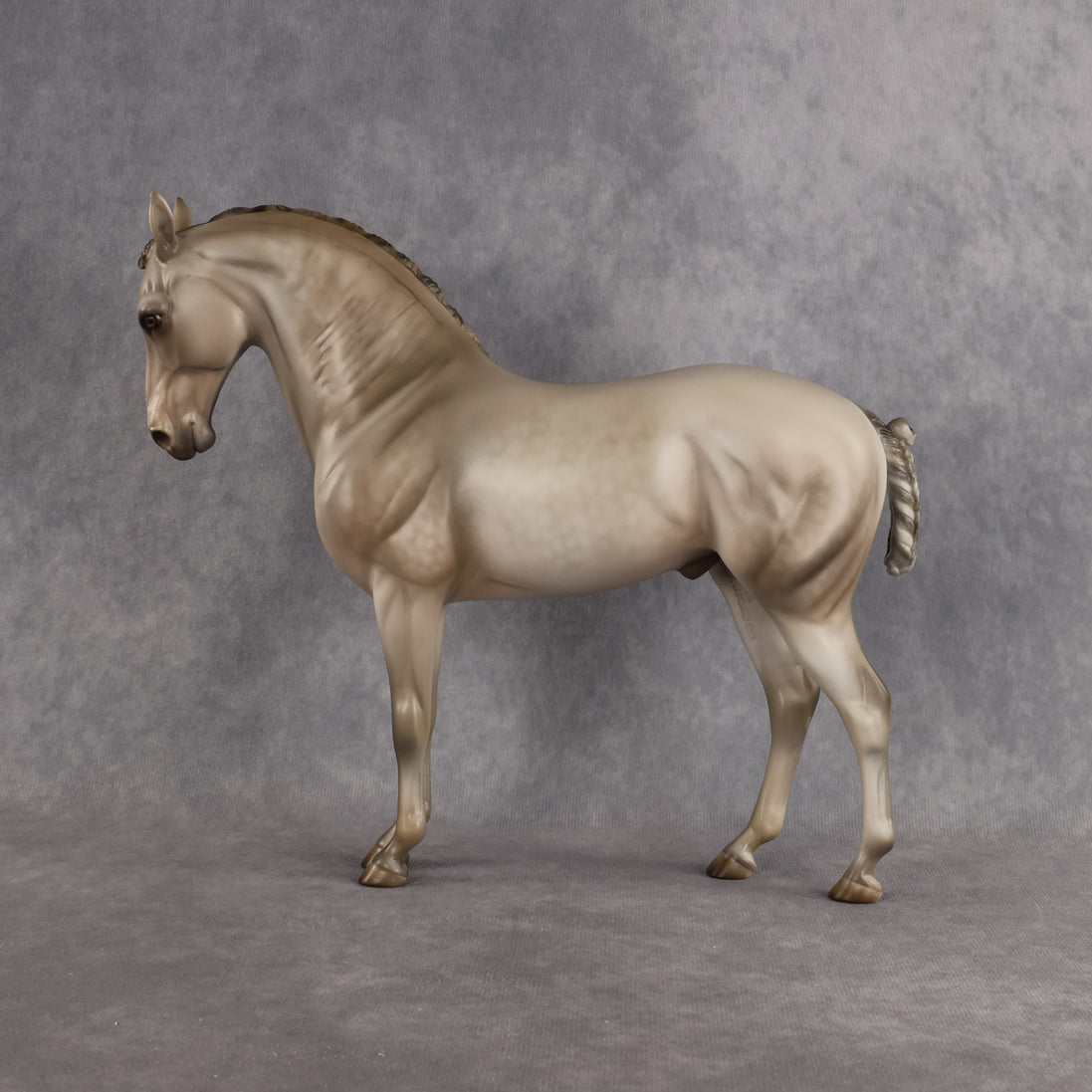 So Shiny OOAK FCM Andalusian by Julie Keim DDOOAKs26
