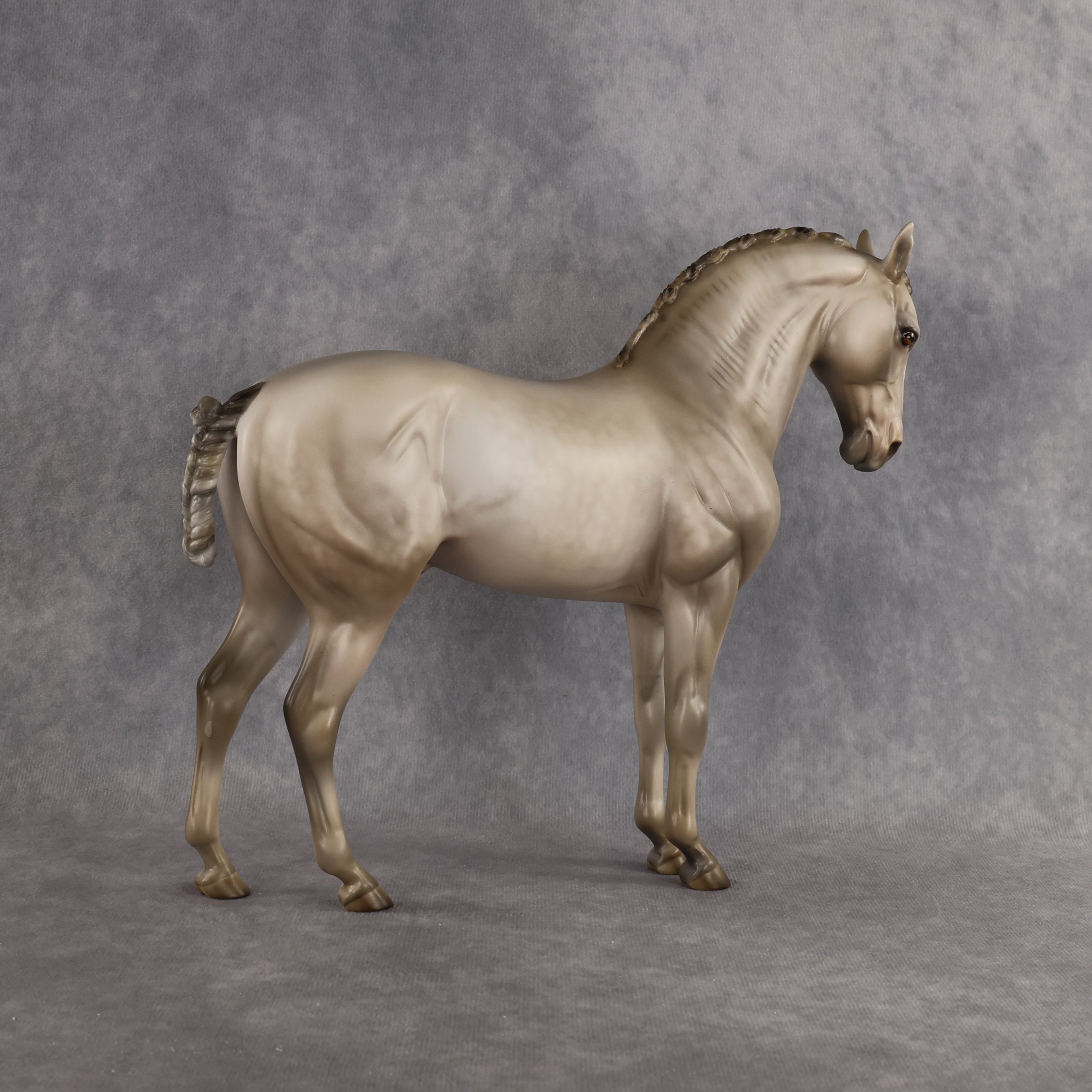 So Shiny OOAK FCM Andalusian by Julie Keim DDOOAKs26