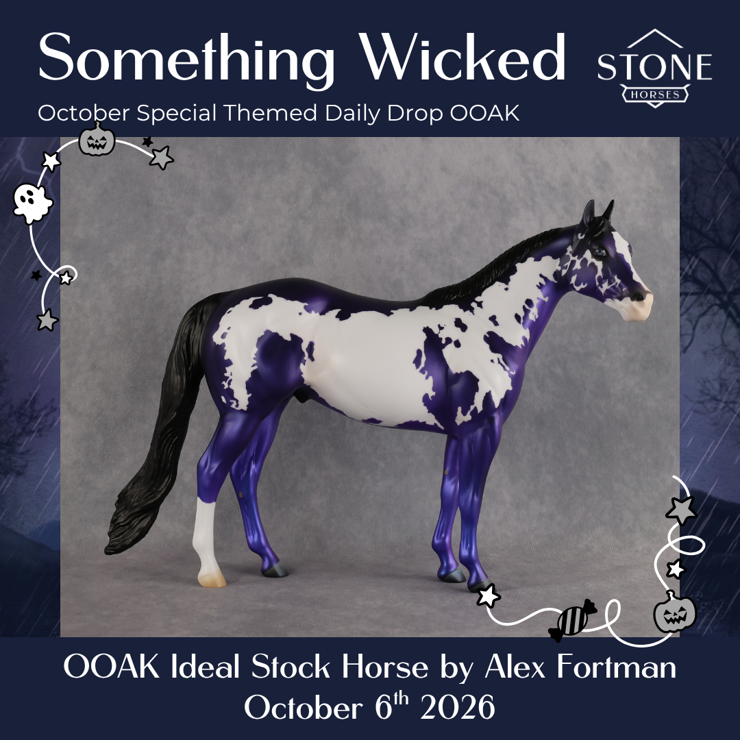 Something Wicked OOAK Ideal Stock Horse by Alex Fortman DDOOAKs26