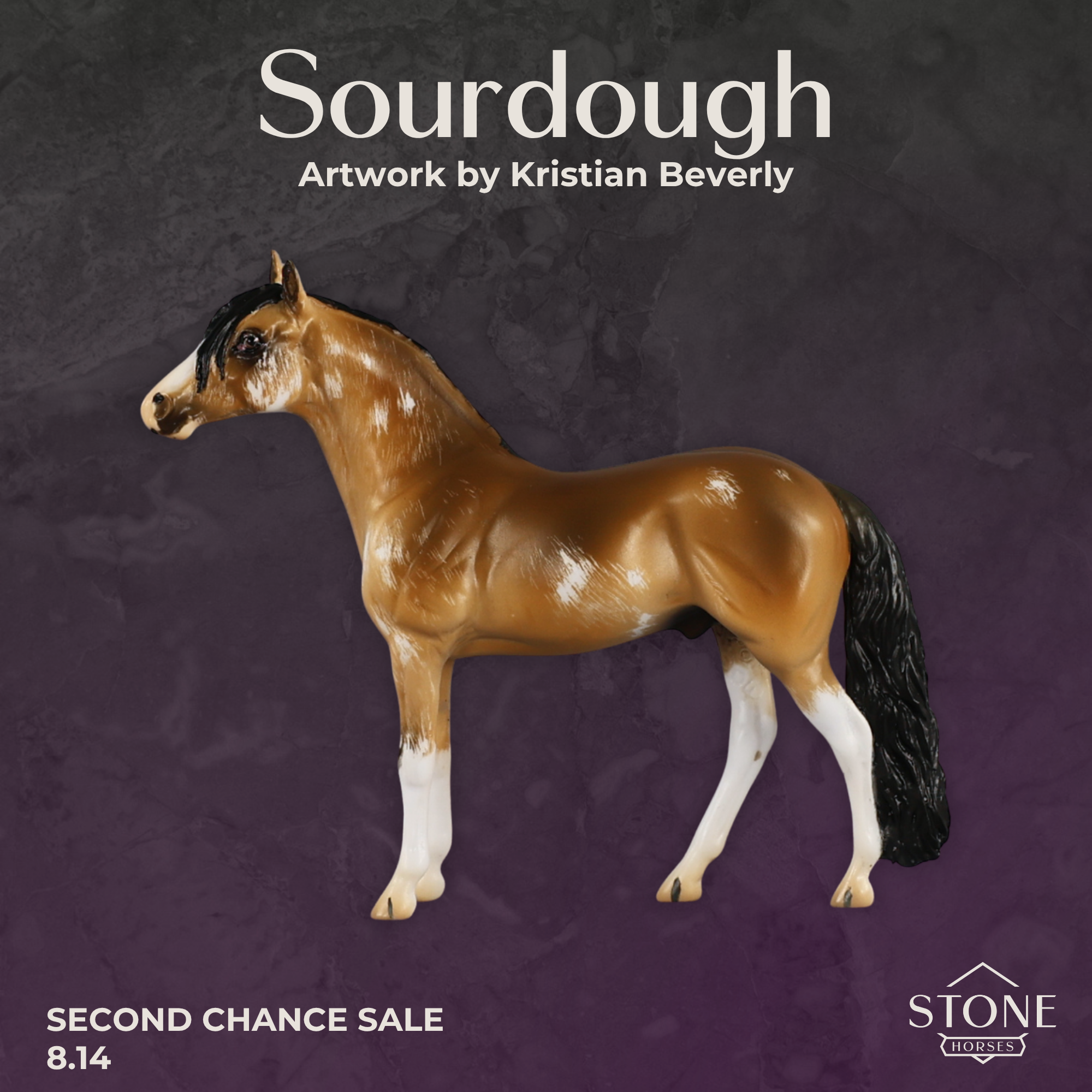 Sourdough OOAK Chip Andalusian by Kristian Beverly EQ26