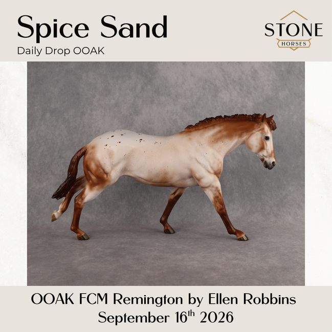 Spice Sand OOAK FCM Remington by Ellen Robbins DDOOAKs26