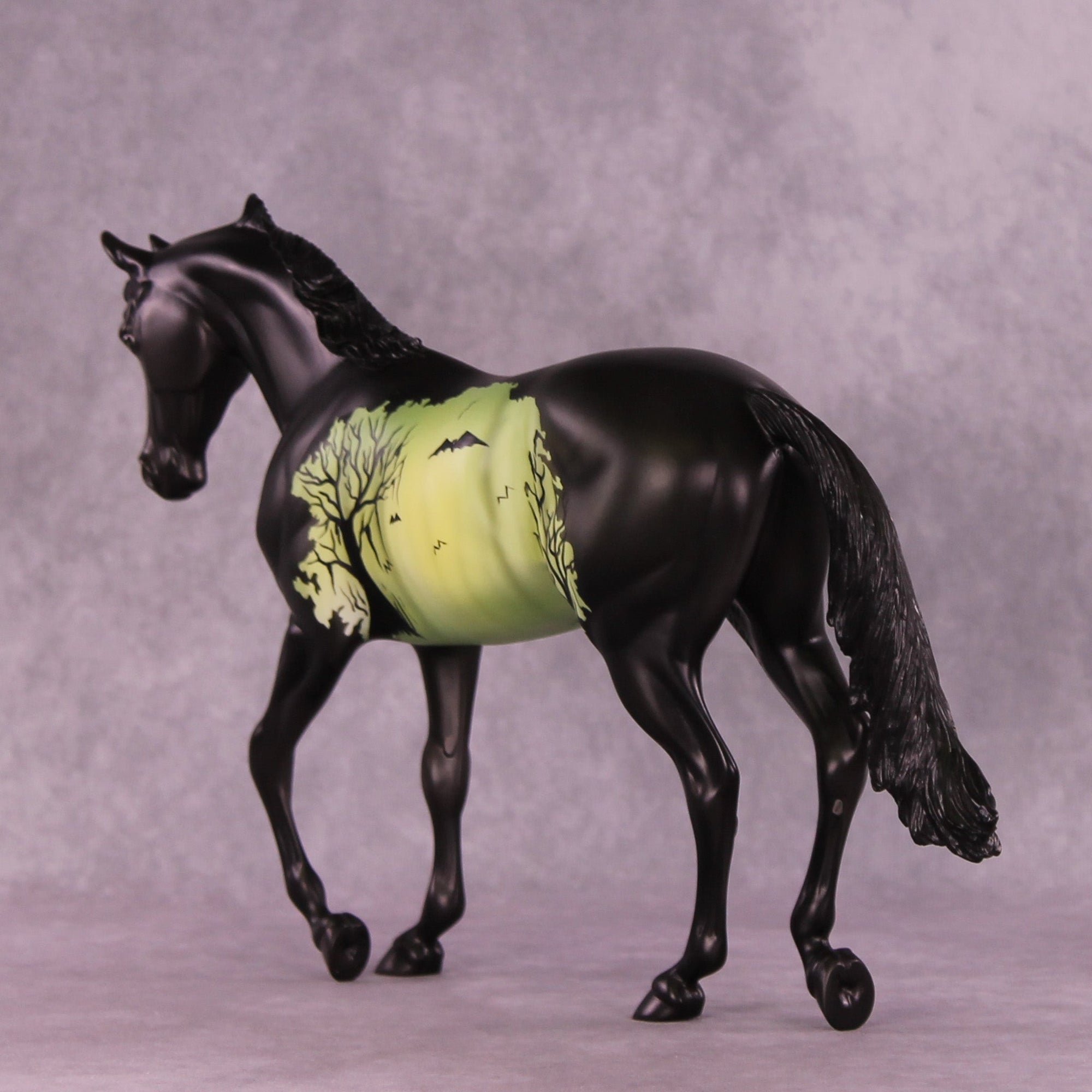 Spooky Scenery OOAK Thoroughbred by Dawn Quick MM25 Group B