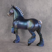 Spooky Scaries OOAK Trotting Drafter by Aimi Hettinger DDOOAKs26