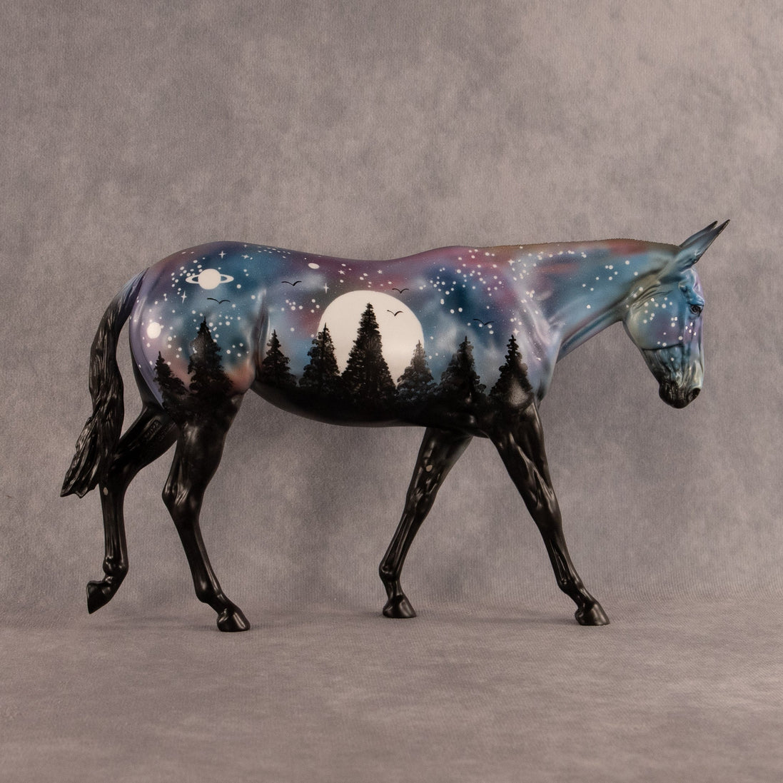 Spooky Twilight OOAK Large Mule by Dawn Quick EQ26