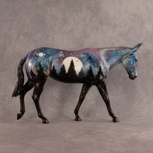 Spooky Twilight OOAK Large Mule by Dawn Quick EQ26