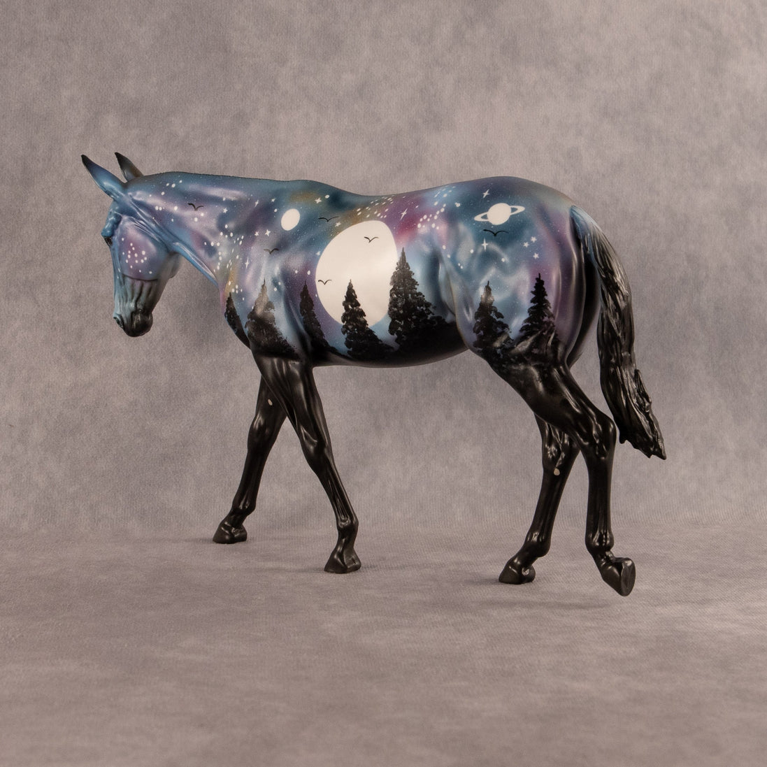 Spooky Twilight OOAK Large Mule by Dawn Quick EQ26