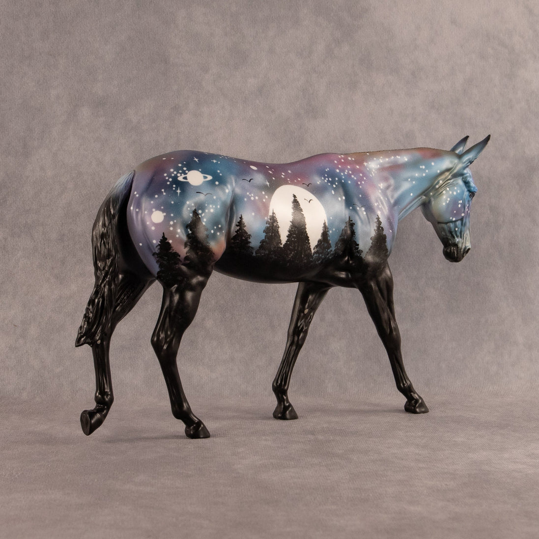 Spooky Twilight OOAK Large Mule by Dawn Quick EQ26