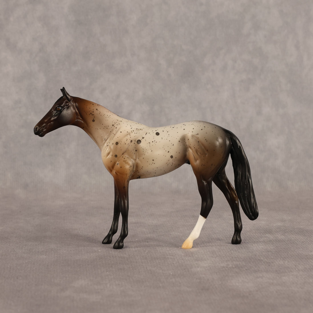 Spotted Shadow OOAK Chip Thoroughbred  by Alex Fortman EQ26