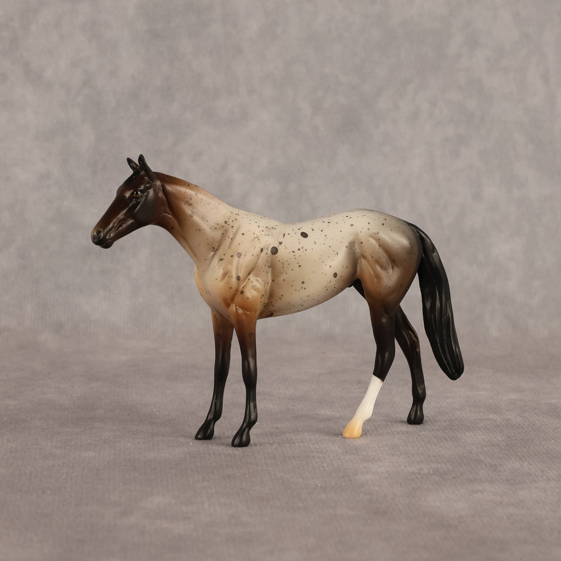 Spotted Shadow OOAK Chip Thoroughbred  by Alex Fortman EQ26