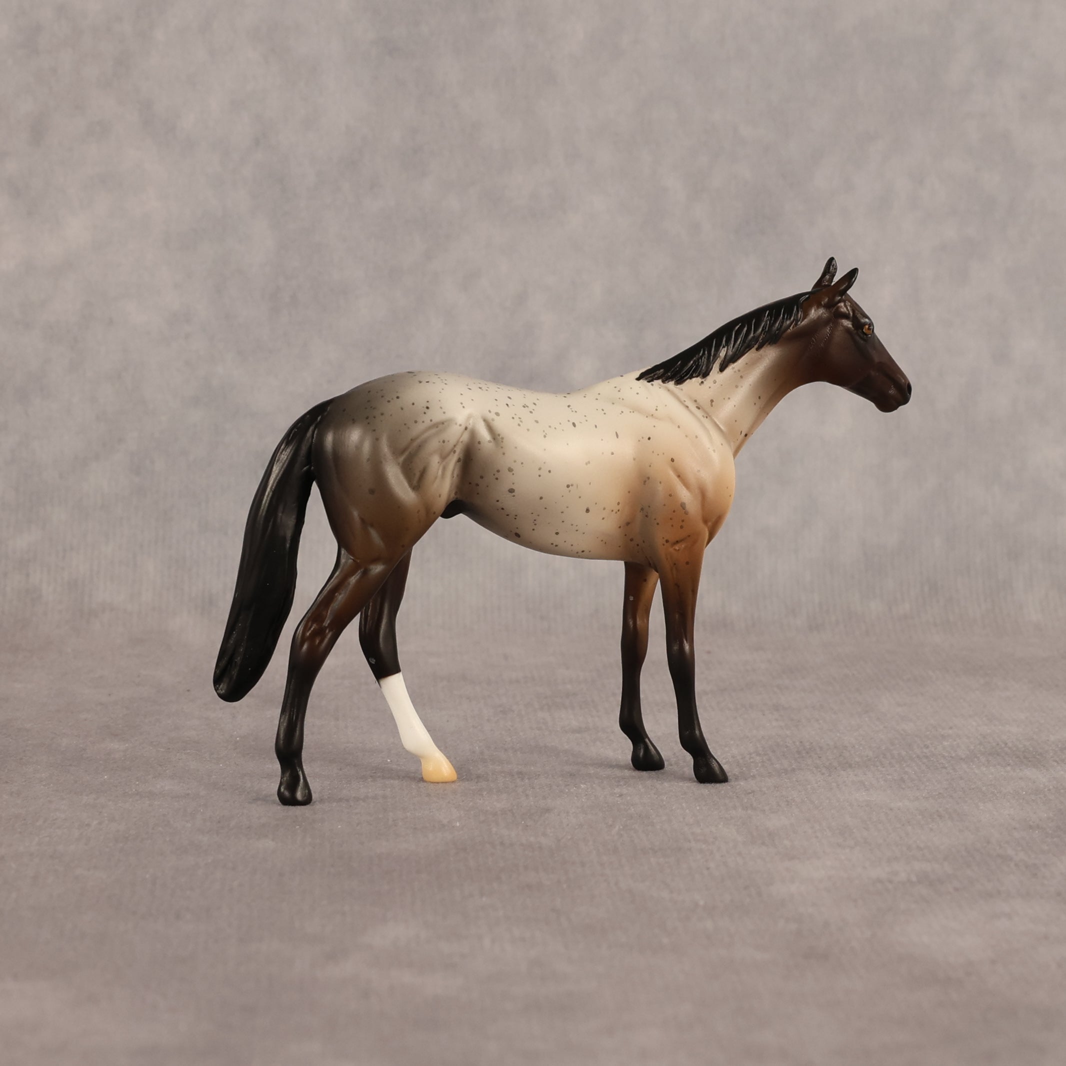 Spotted Shadow OOAK Chip Thoroughbred  by Alex Fortman EQ26