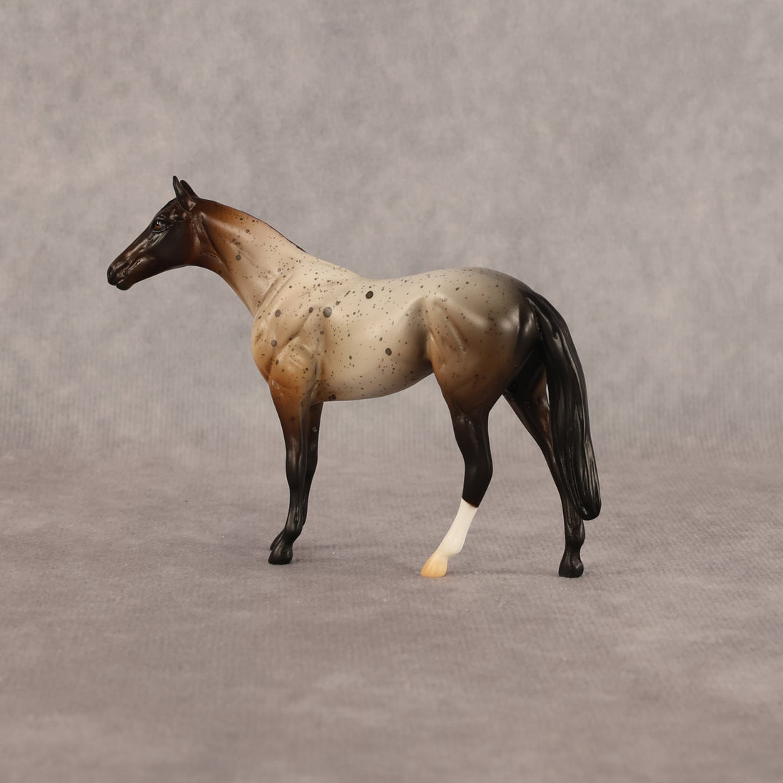 Spotted Shadow OOAK Chip Thoroughbred  by Alex Fortman EQ26