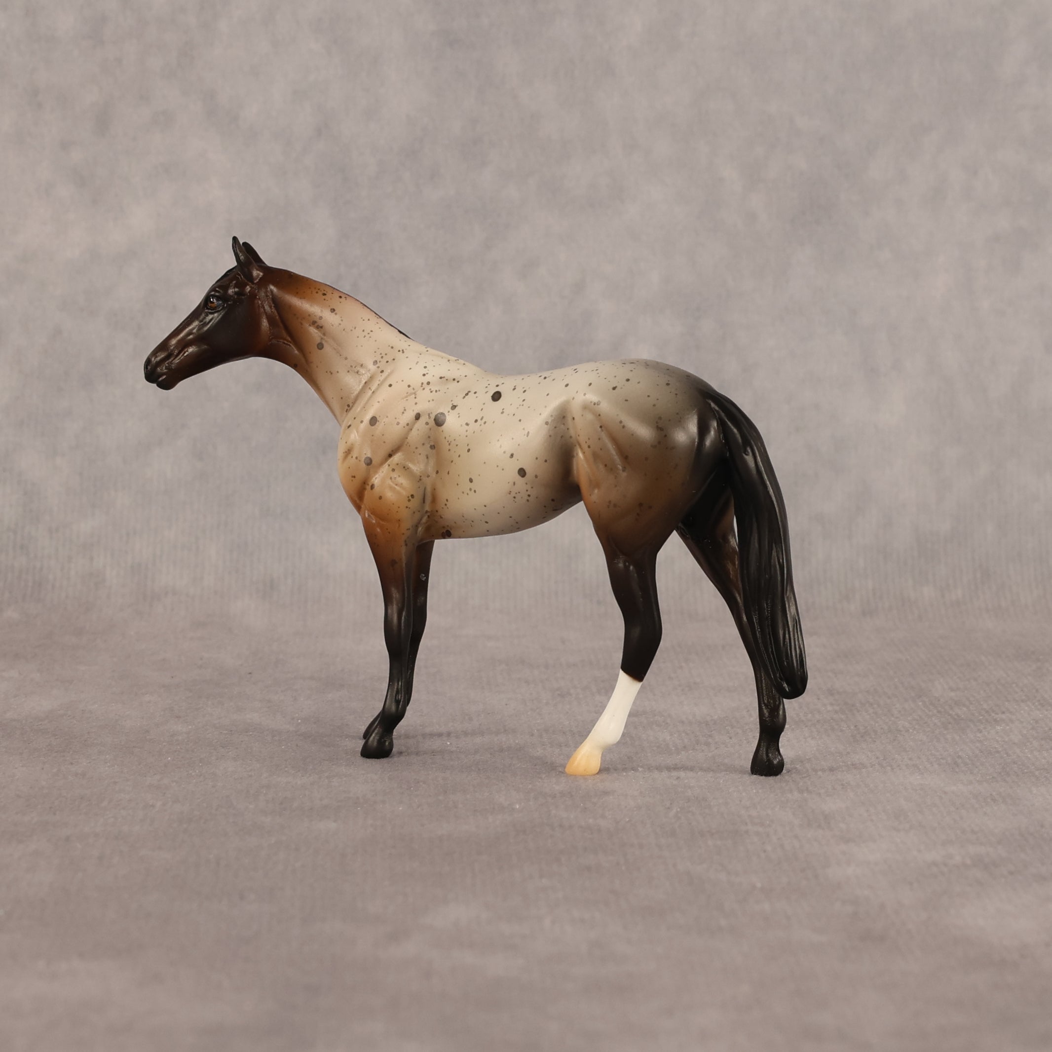 Spotted Shadow OOAK Chip Thoroughbred  by Alex Fortman EQ26