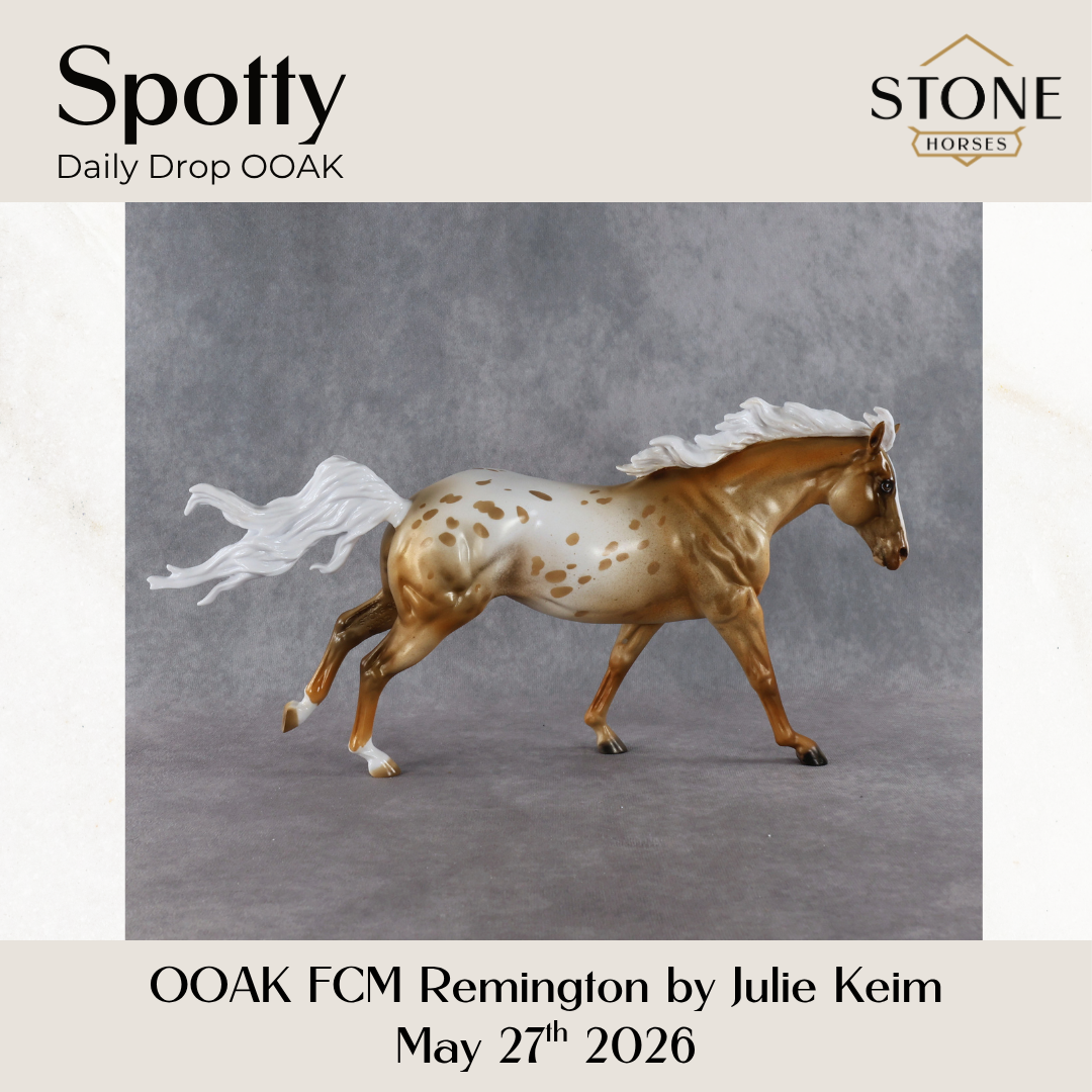 Spotty OOAK FCM Remington by Julie Keim DDOOAKs26