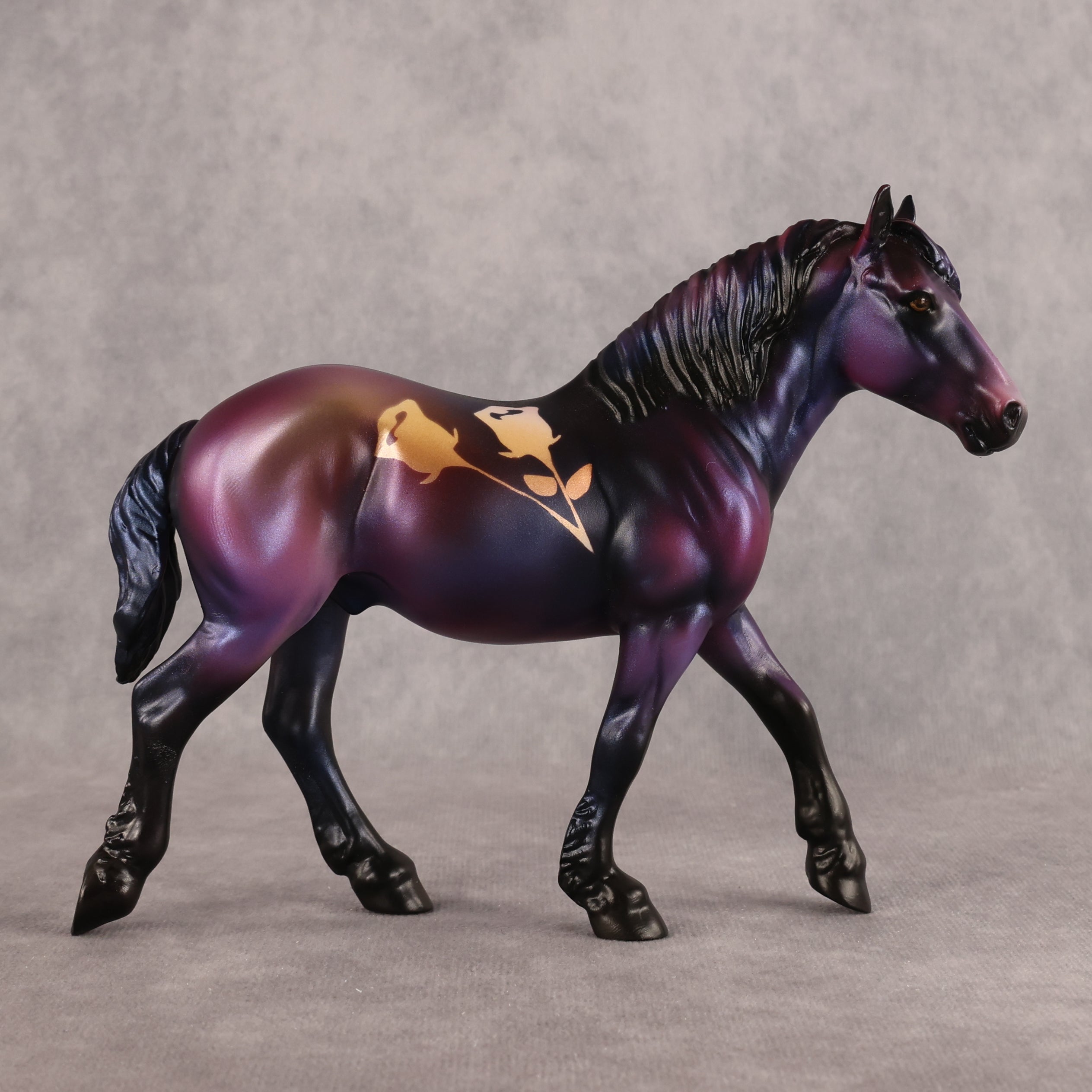 Stained Ink OOAK Pebble Drafter by Enrique Duarte WC26