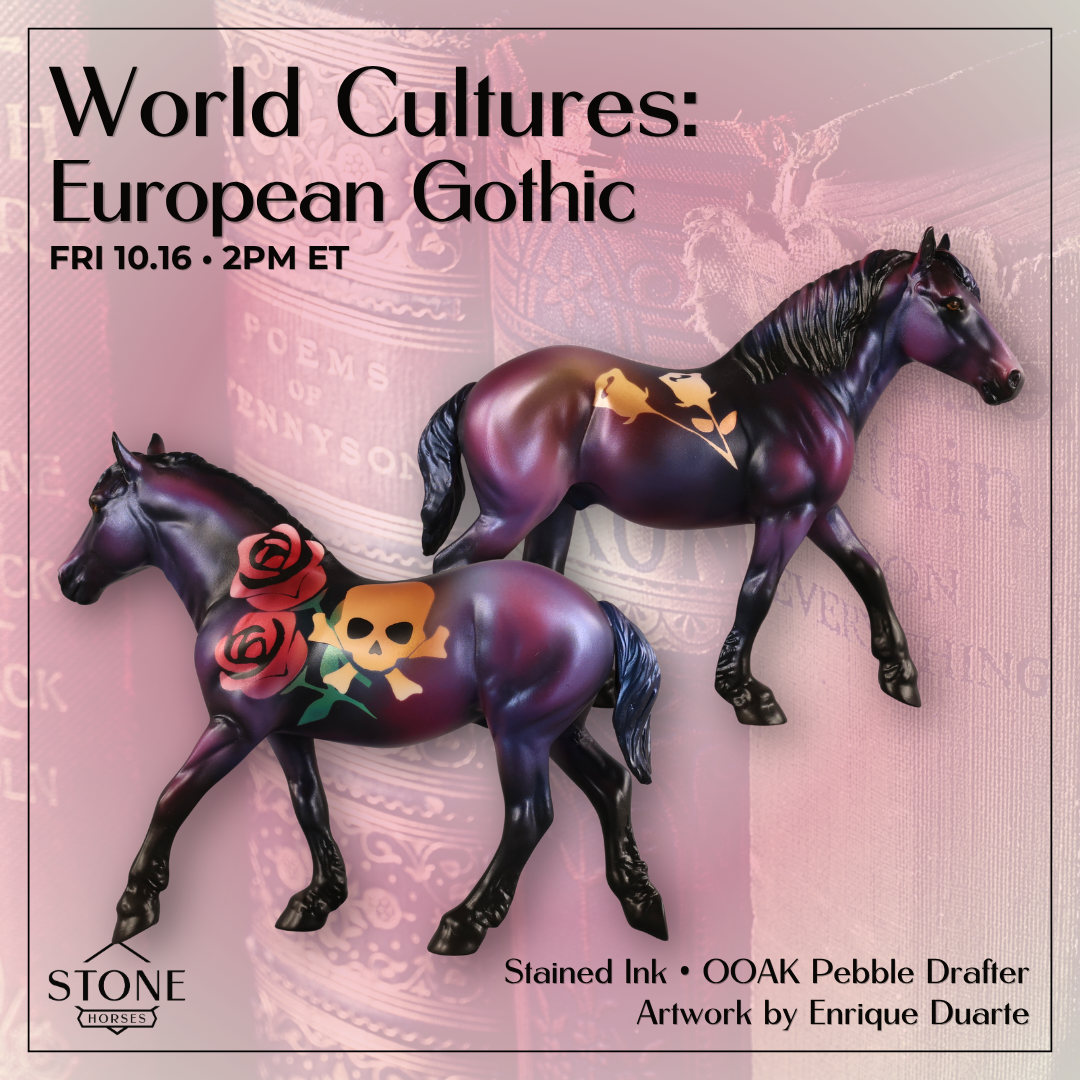 Stained Ink OOAK Pebble Drafter by Enrique Duarte WC26