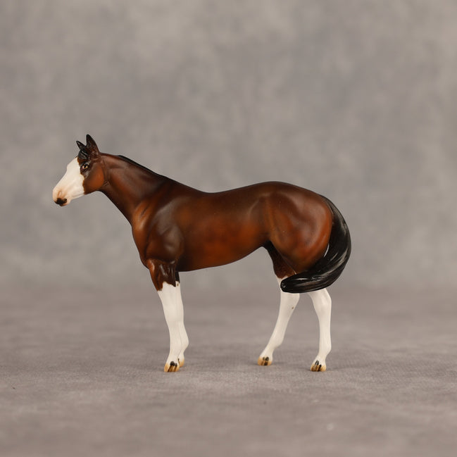 Standout OOAK FCM Chip Stock Horse by Julie Keim SHCF26