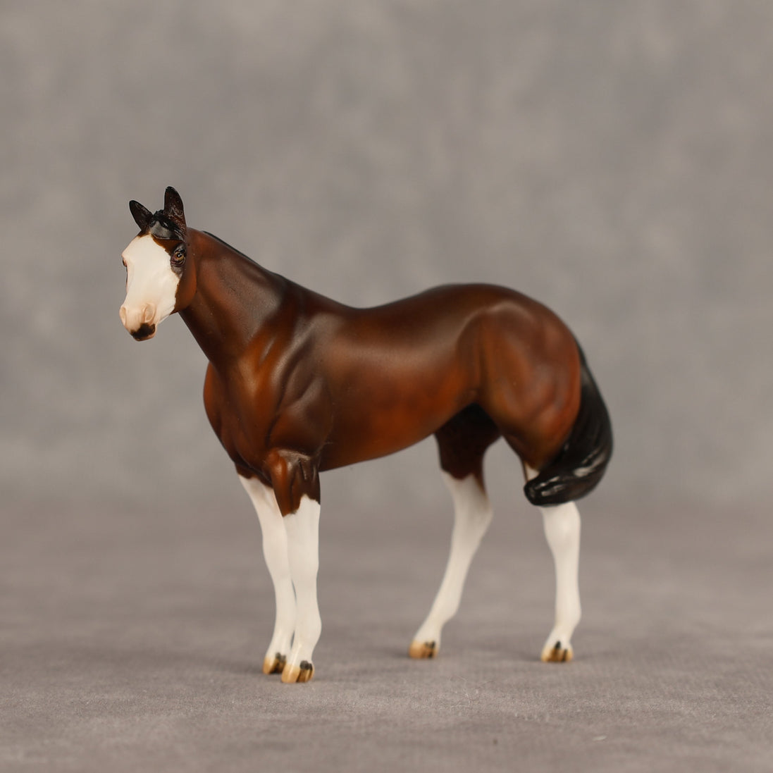 Standout OOAK FCM Chip Stock Horse by Julie Keim SHCF26