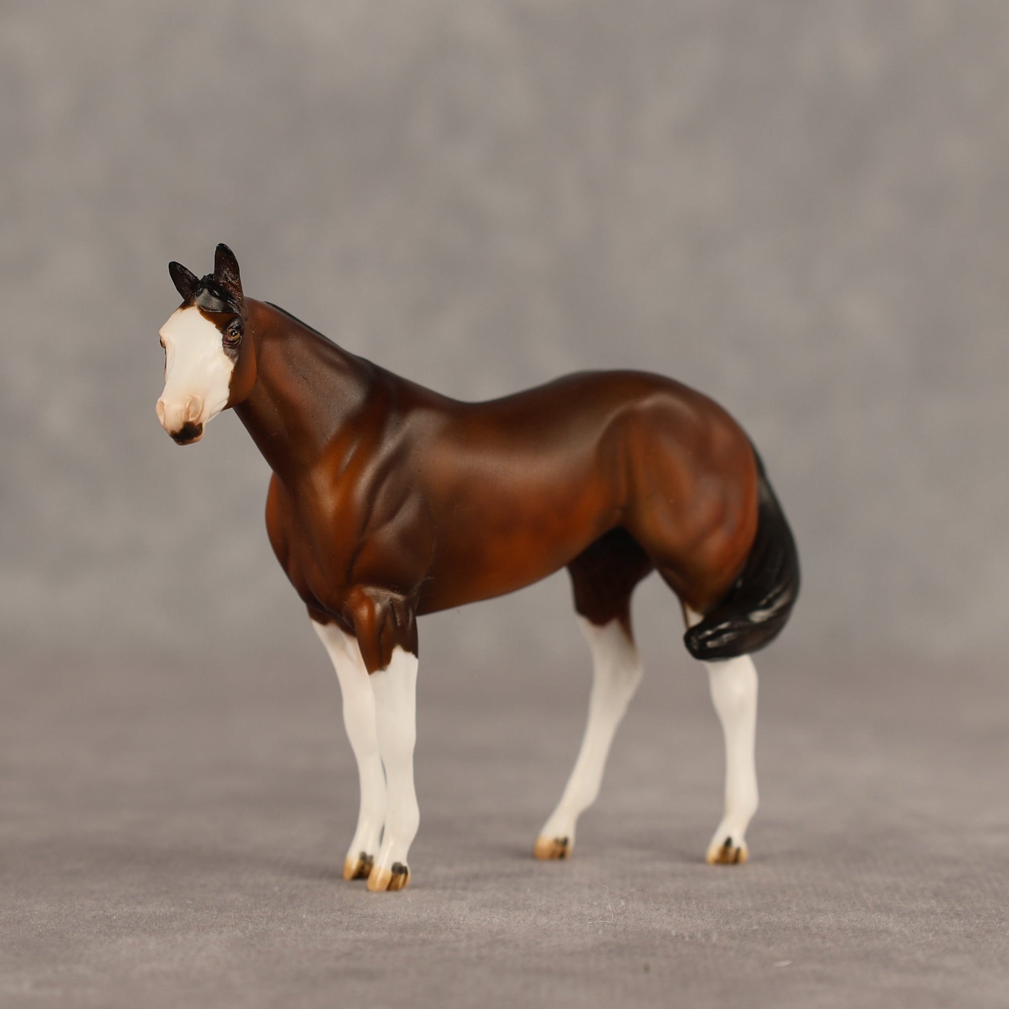 Standout OOAK FCM Chip Stock Horse by Julie Keim SHCF26