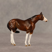 Standout OOAK FCM Chip Stock Horse by Julie Keim SHCF26