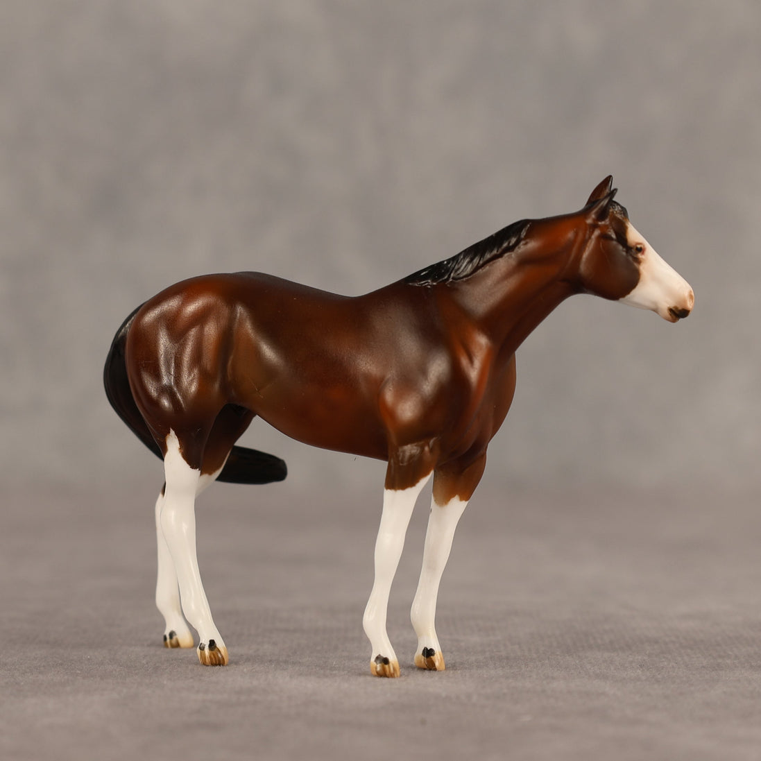 Standout OOAK FCM Chip Stock Horse by Julie Keim SHCF26
