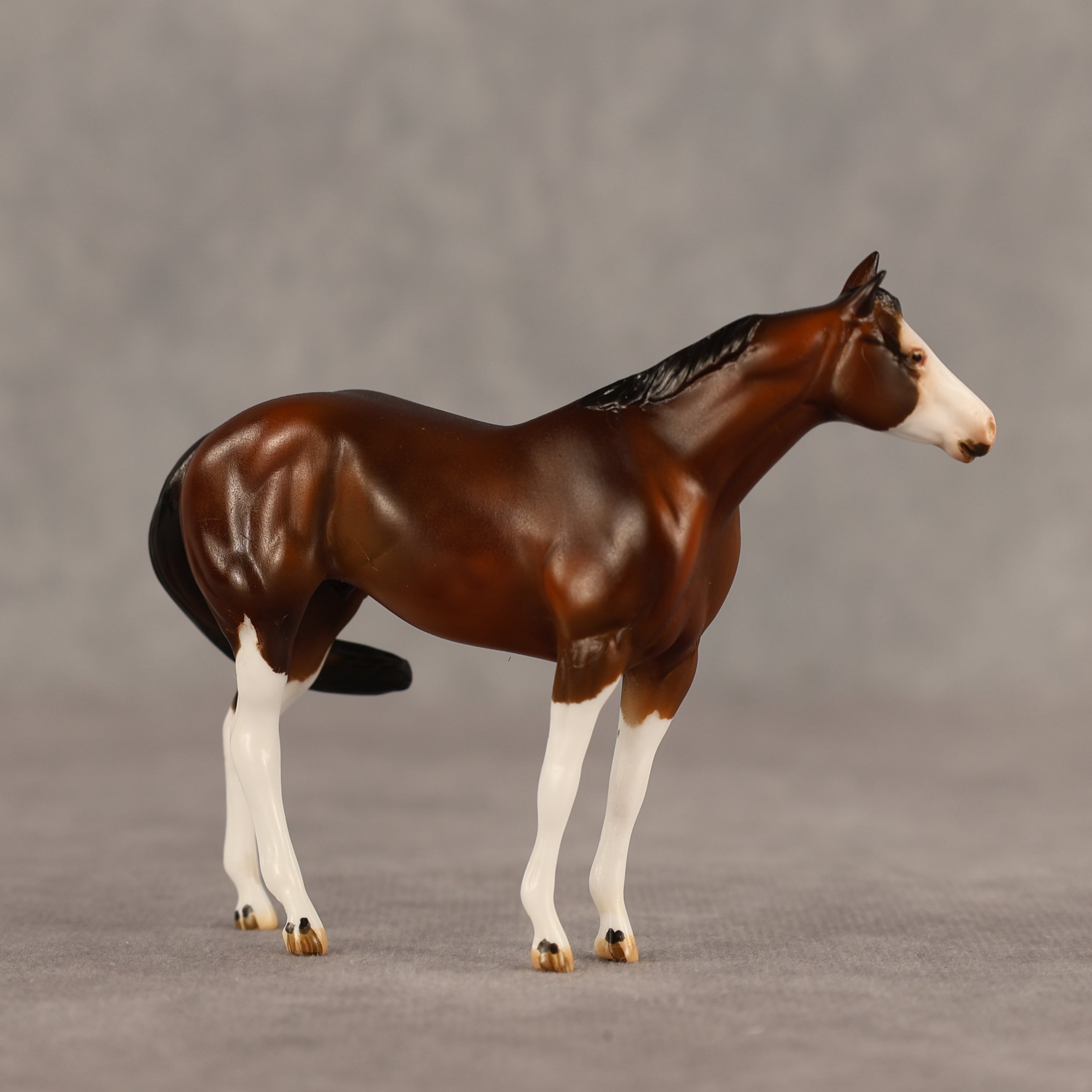 Standout OOAK FCM Chip Stock Horse by Julie Keim SHCF26