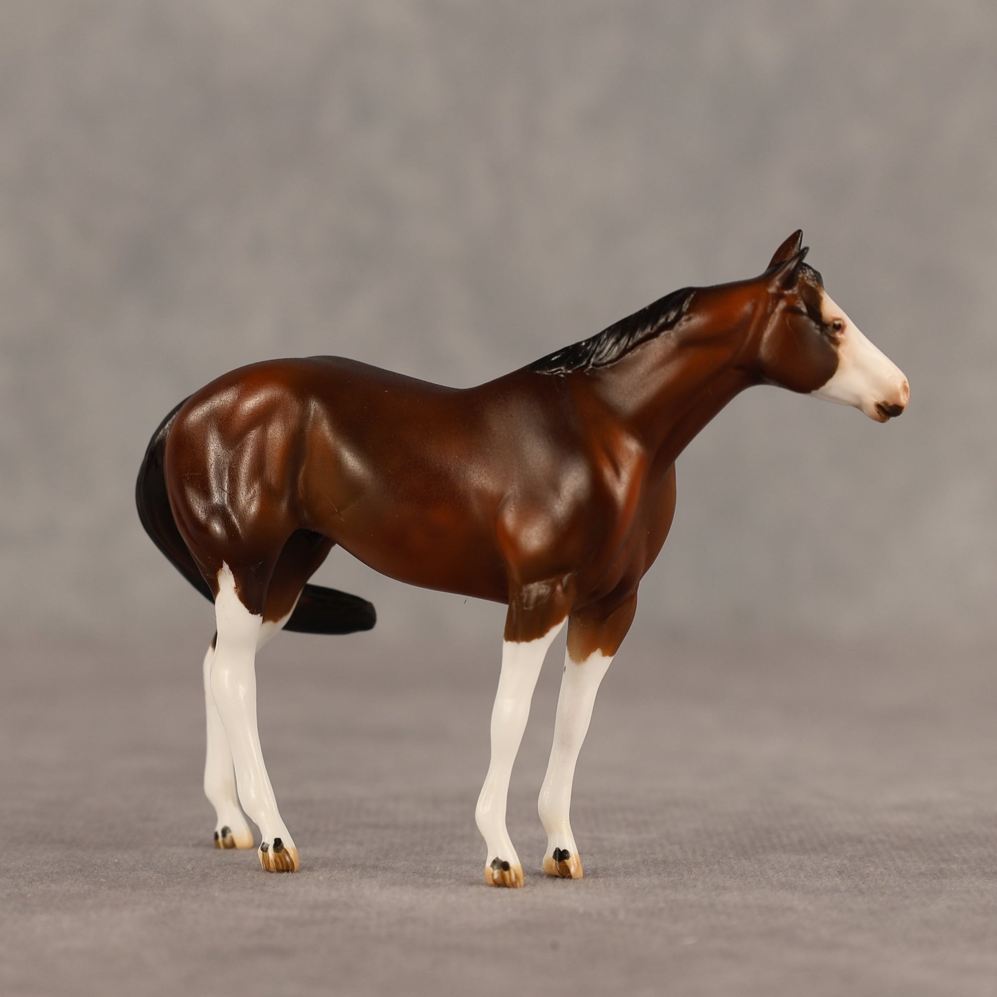Standout OOAK FCM Chip Stock Horse by Julie Keim SHCF26