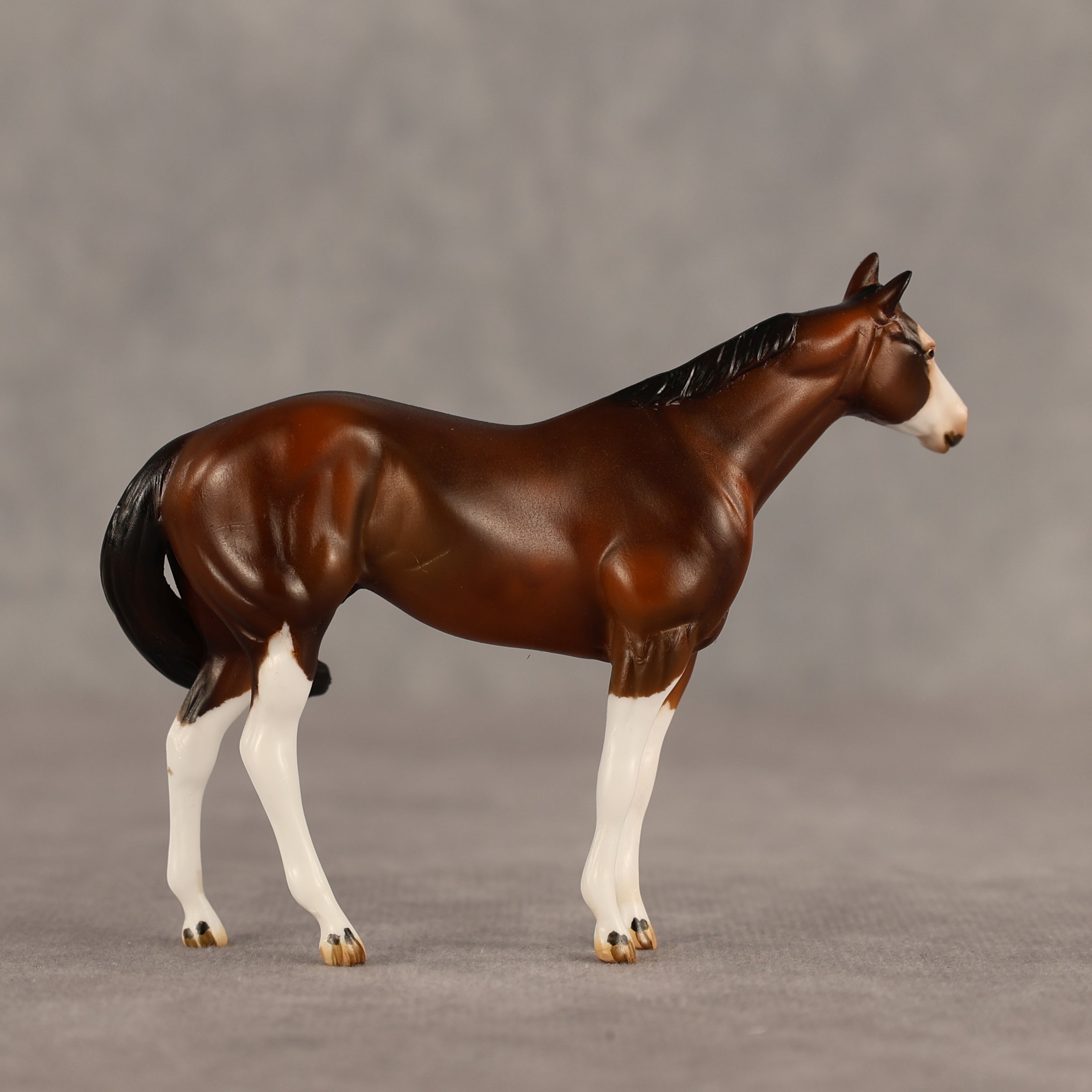 Standout OOAK FCM Chip Stock Horse by Julie Keim SHCF26