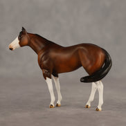 Standout OOAK FCM Chip Stock Horse by Julie Keim SHCF26