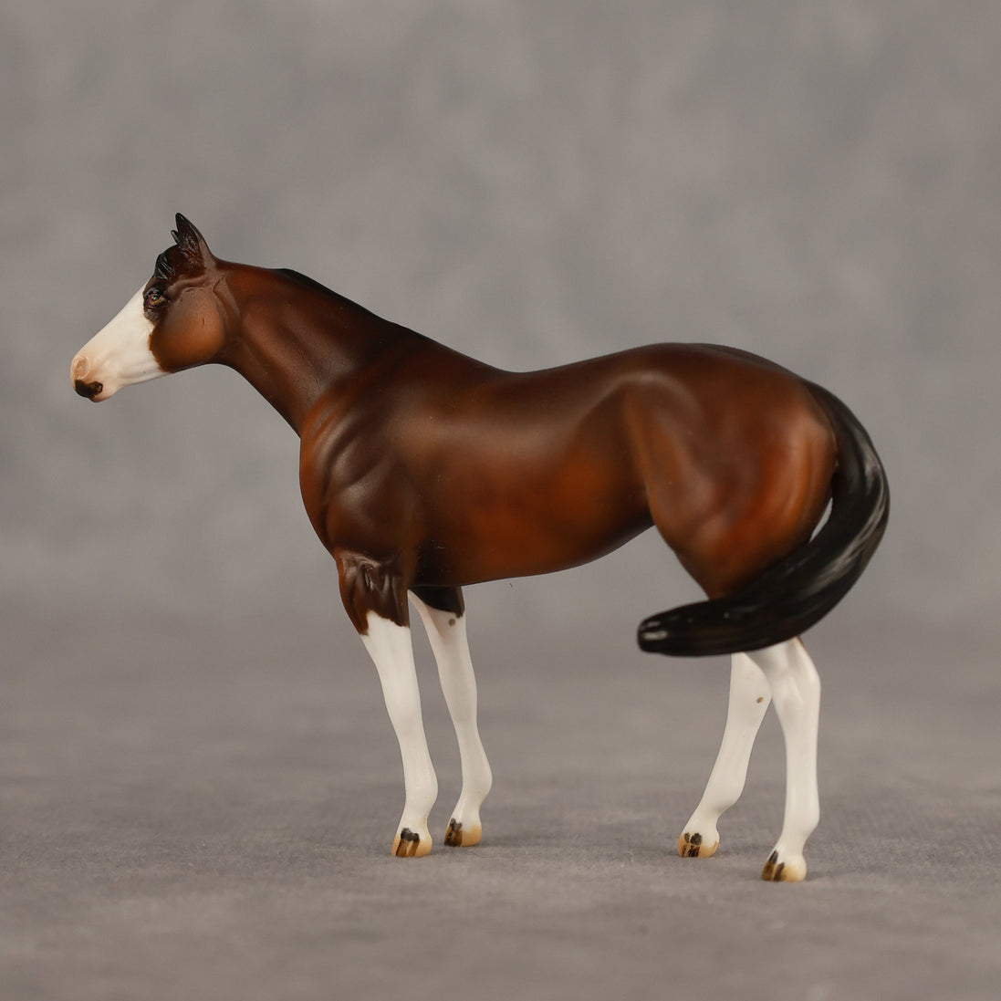 Standout OOAK FCM Chip Stock Horse by Julie Keim SHCF26