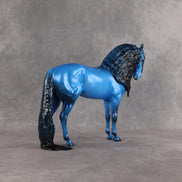 SAMPLE Starborn LE-5 Run Dappled Cerulean Blue Factory Custom Andalusian By Ellen Robbins SS0926