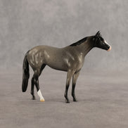 Sterling & Silver OOAK Chip FCM Stock Horse & Chip Foal by Anna Rieck SCD26