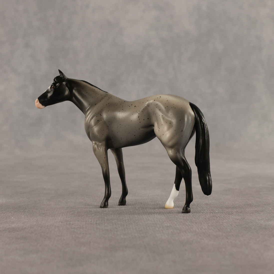 Sterling & Silver OOAK Chip FCM Stock Horse & Chip Foal by Anna Rieck SCD26