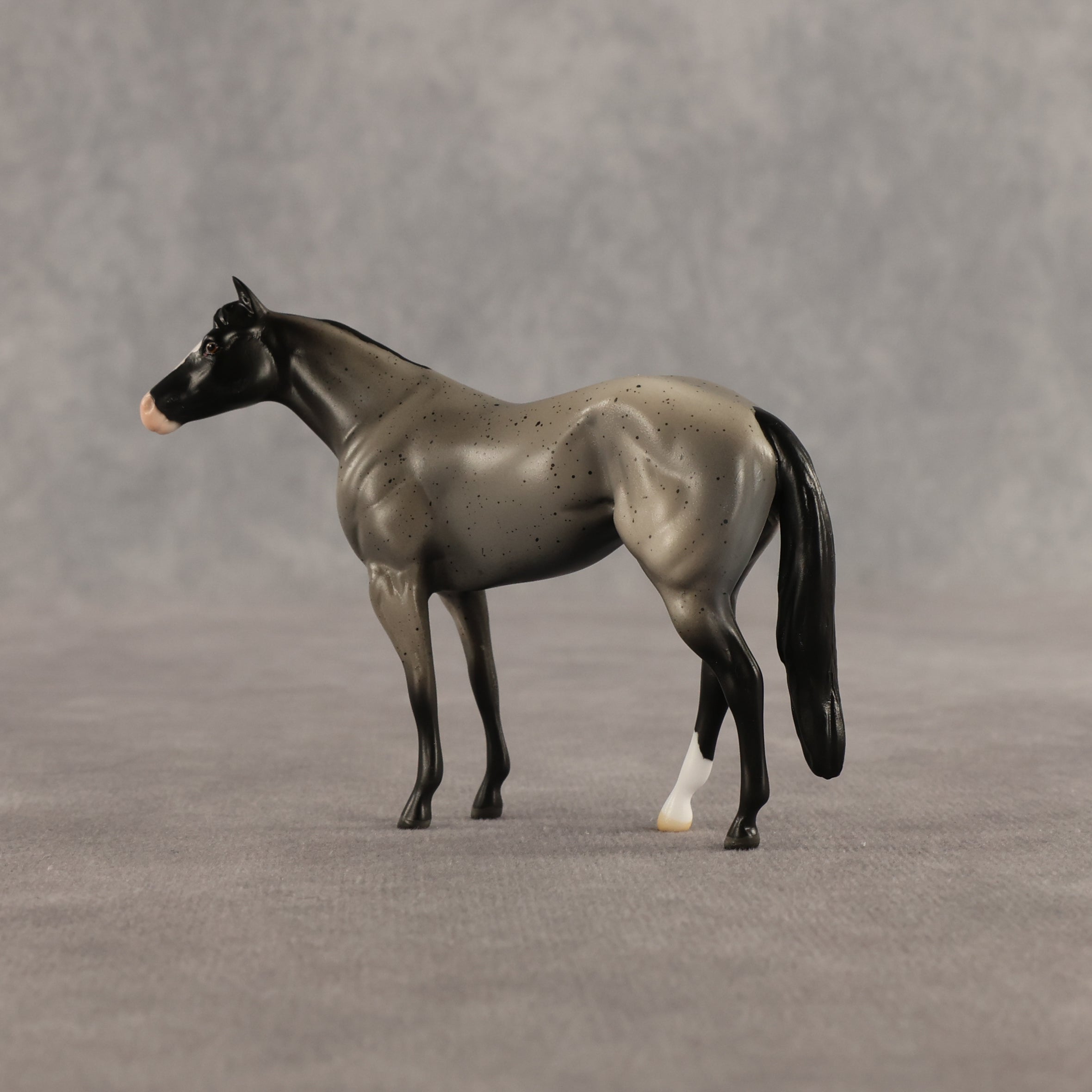 Sterling & Silver OOAK Chip FCM Stock Horse & Chip Foal by Anna Rieck SCD26