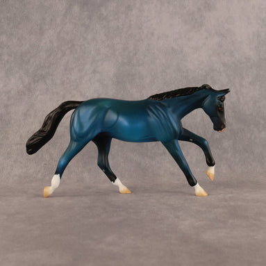 Still Night OOAK Pebble Stock Horse by Alex Fortman LHS26