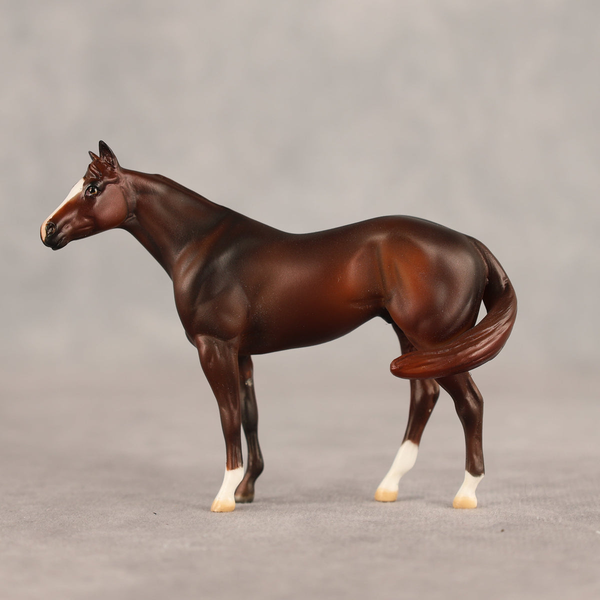 Stirrup Trouble OOAK FCM Chip Stock Horse by Julie Keim SHCF26