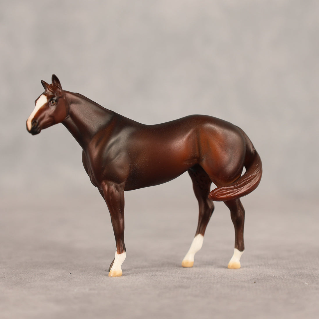 Stirrup Trouble OOAK FCM Chip Stock Horse by Julie Keim SHCF26