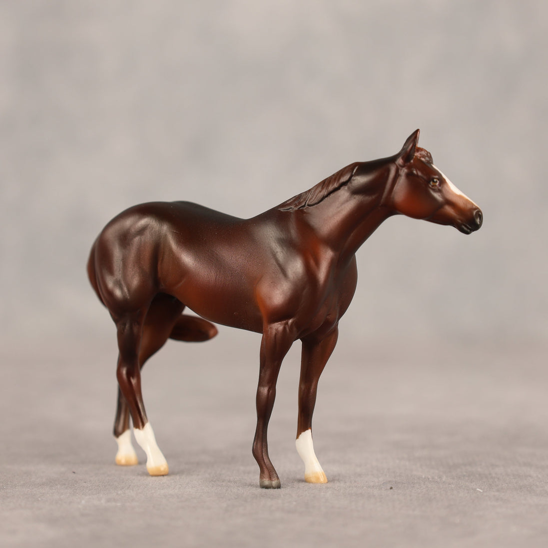 Stirrup Trouble OOAK FCM Chip Stock Horse by Julie Keim SHCF26