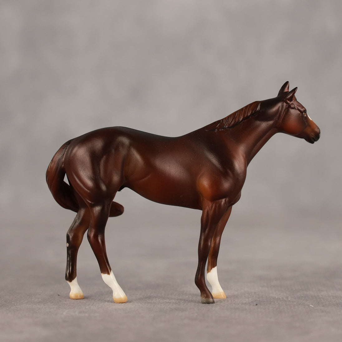 Stirrup Trouble OOAK FCM Chip Stock Horse by Julie Keim SHCF26