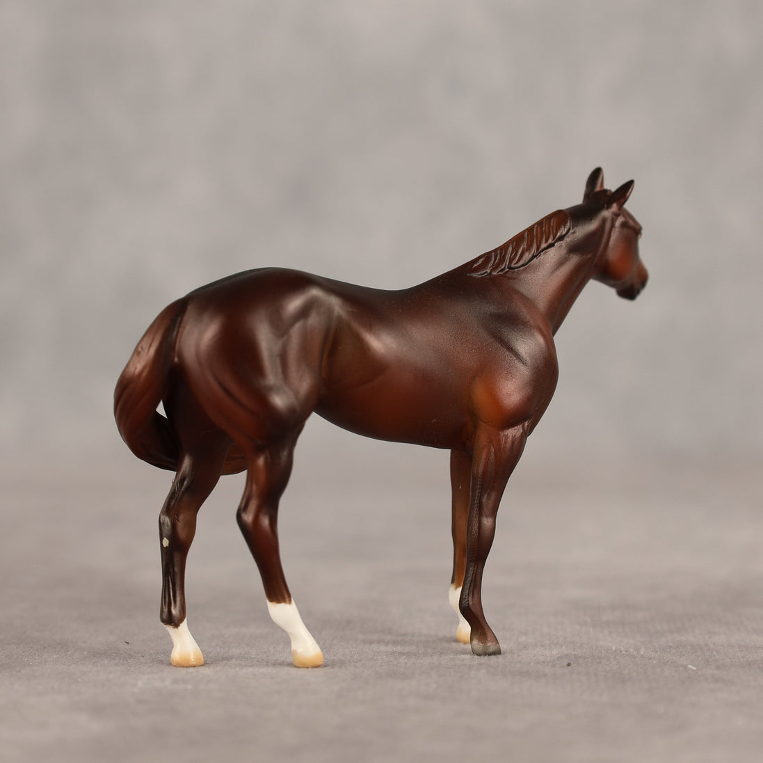 Stirrup Trouble OOAK FCM Chip Stock Horse by Julie Keim SHCF26
