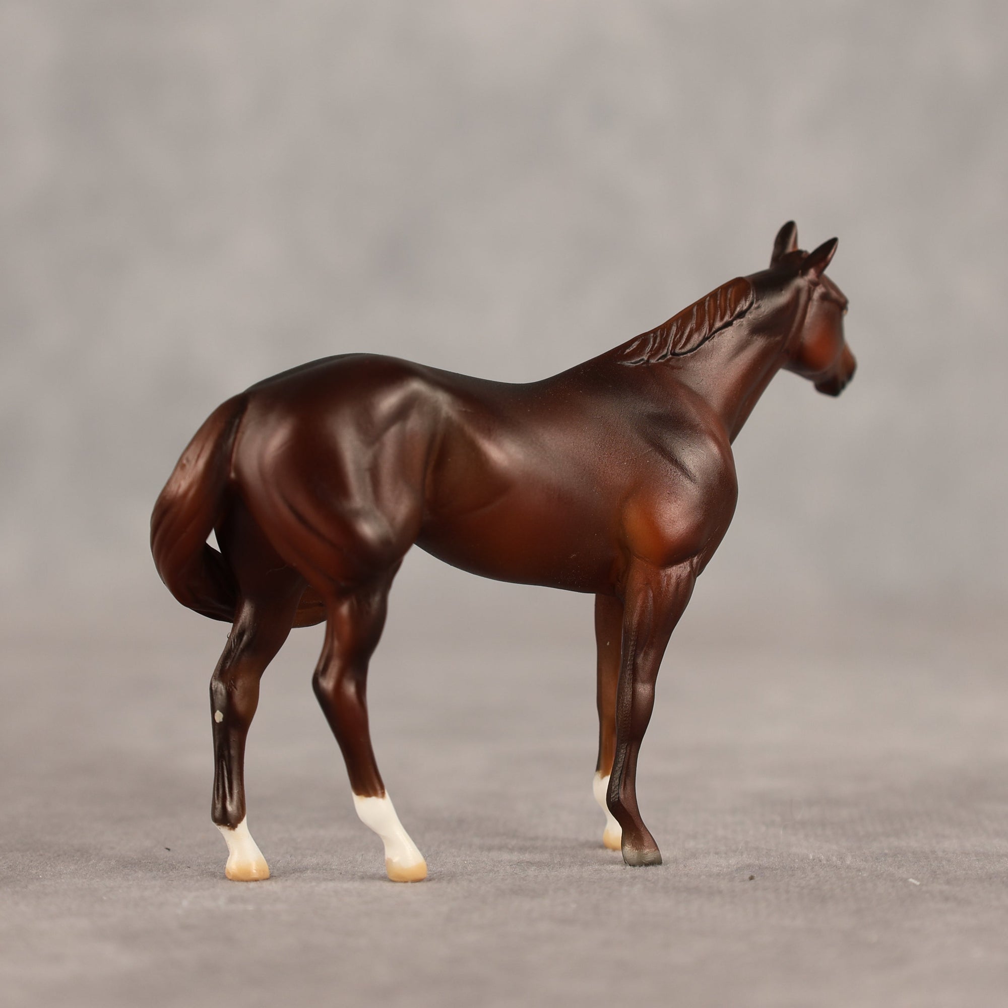 Stirrup Trouble OOAK FCM Chip Stock Horse by Julie Keim SHCF26