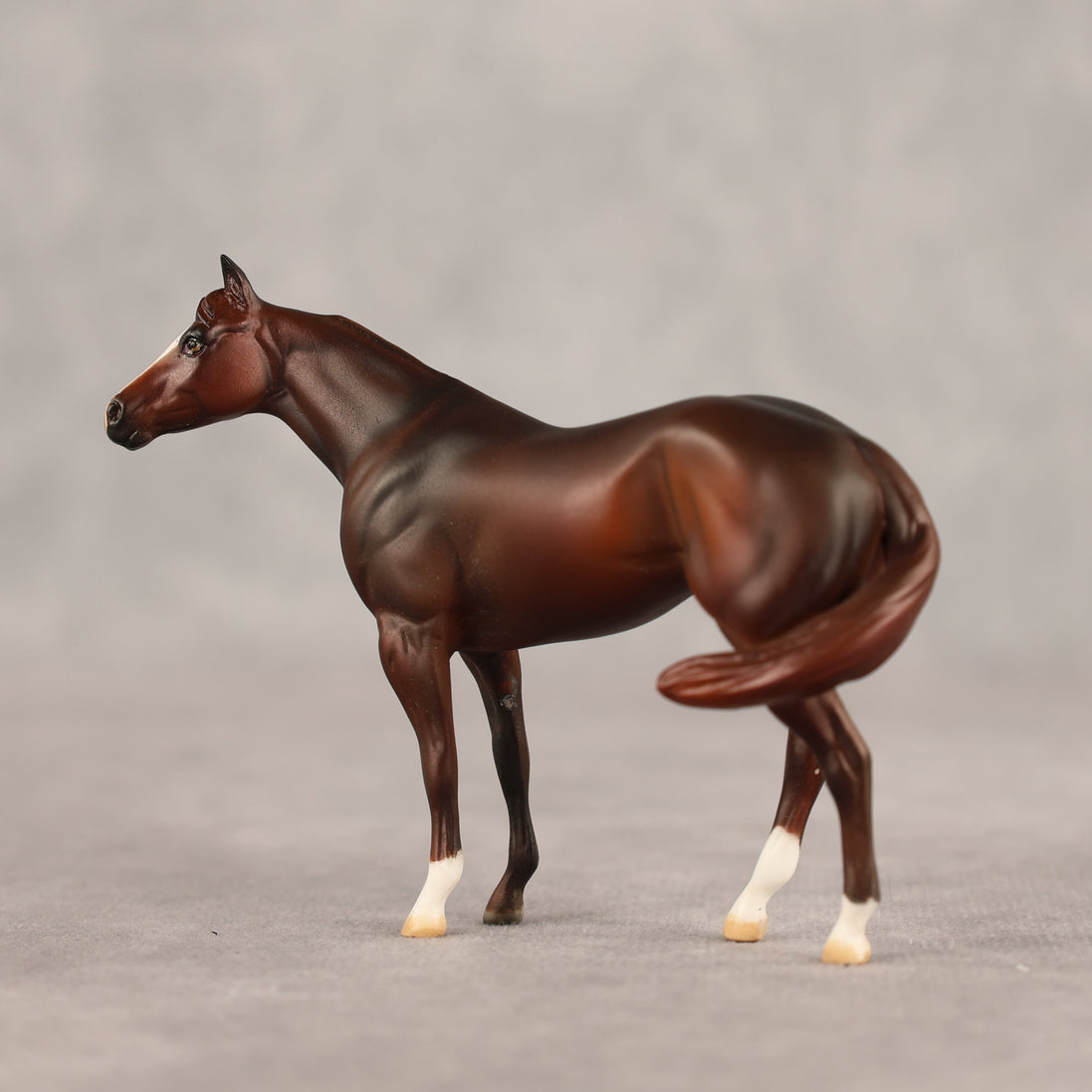 Stirrup Trouble OOAK FCM Chip Stock Horse by Julie Keim SHCF26