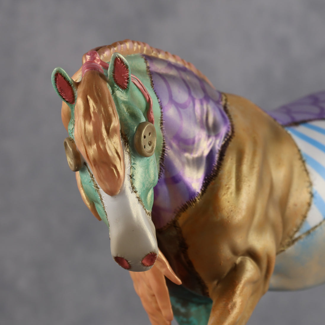 Stitches OOAK EFCM Irish Cob by Kristen Cermele MM26