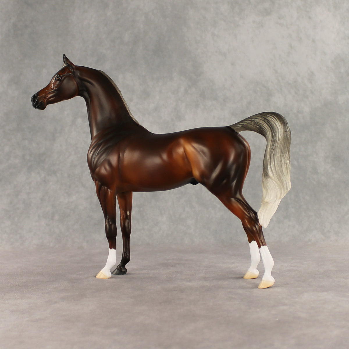 Design-A-Horse Silver Bay Arabian Stallion by The Stone Horses Team