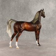 Design-A-Horse Silver Bay Arabian Stallion by The Stone Horses Team