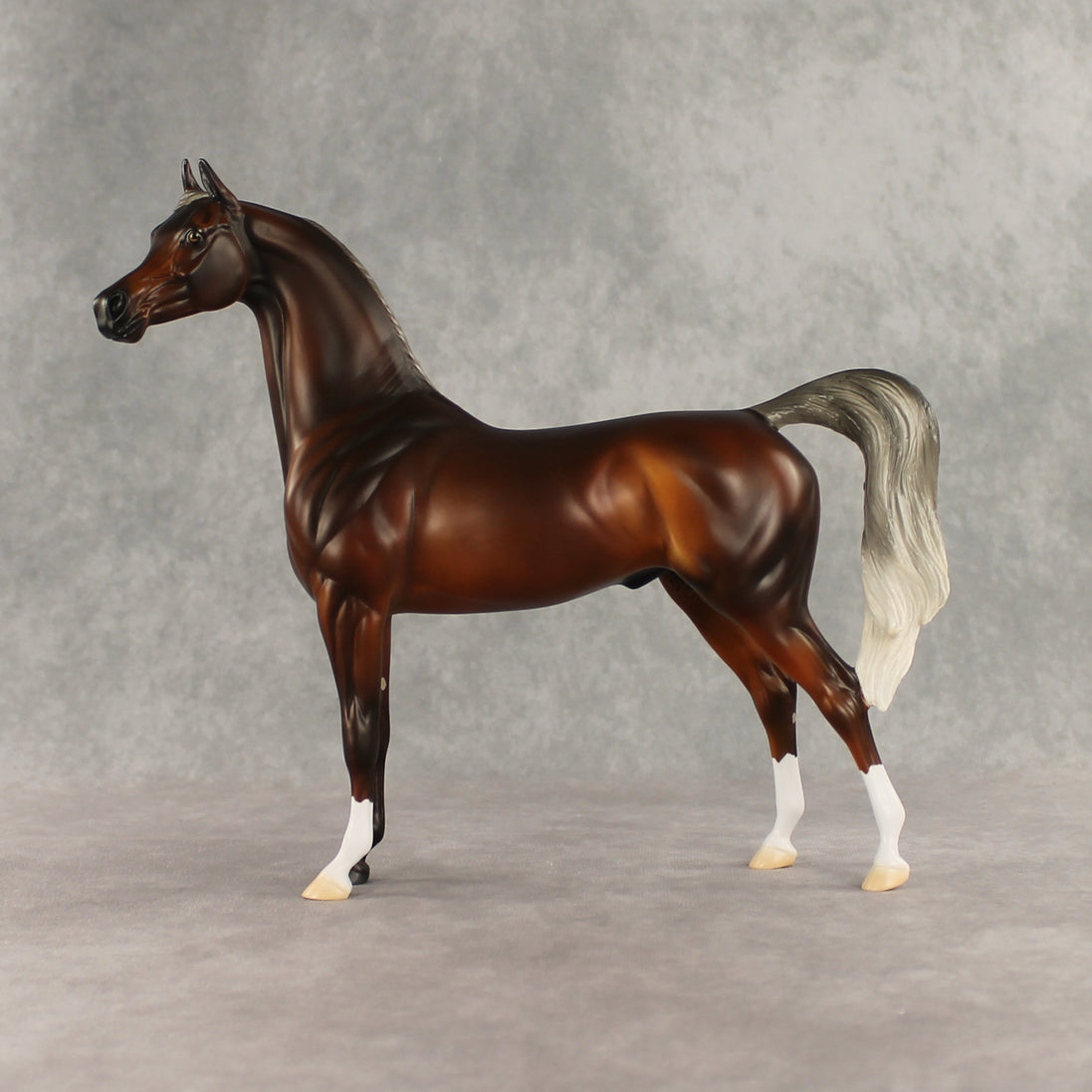 Design-A-Horse Silver Bay Arabian Stallion by The Stone Horses Team